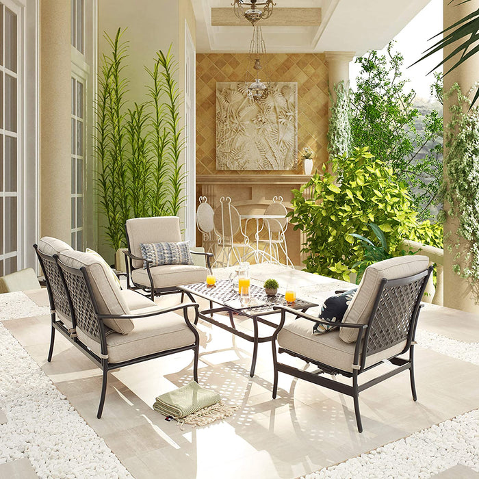 4 Piece Patio Conversation Set 