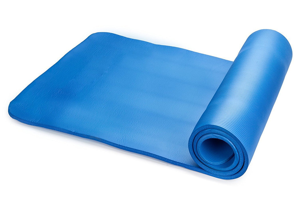 Non-Slip Exercise Yoga Mat (Blue) 