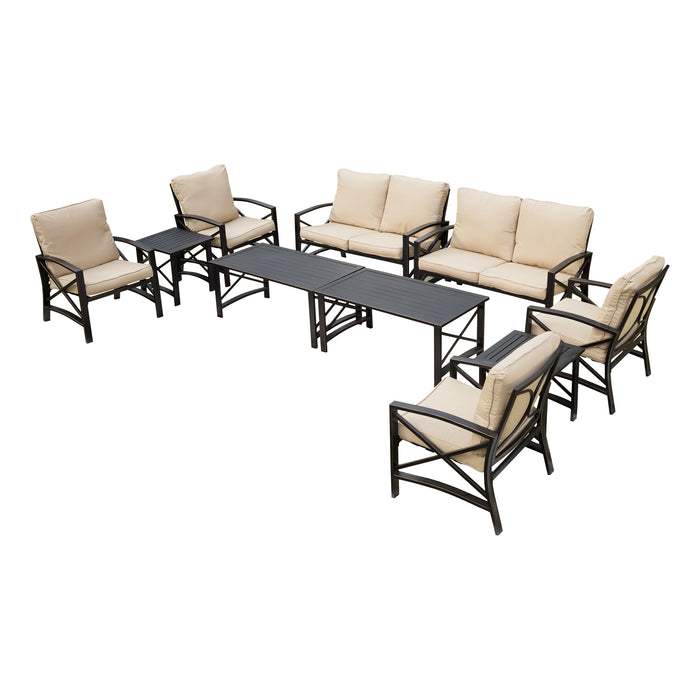 10 Pieces Patio Conversation Set 