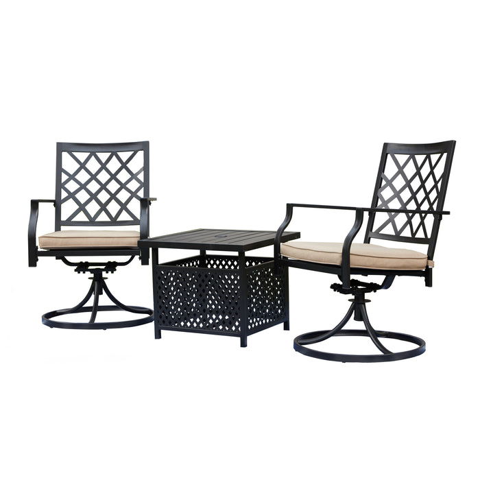 3 Piece Patio Bistro Set 