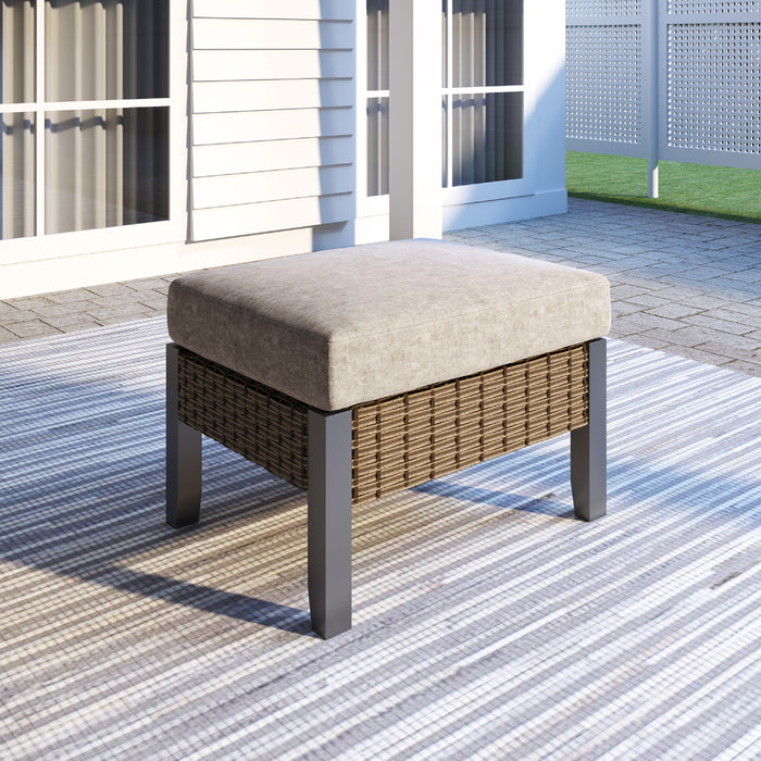 1 Piece Outdoor Ottoman 