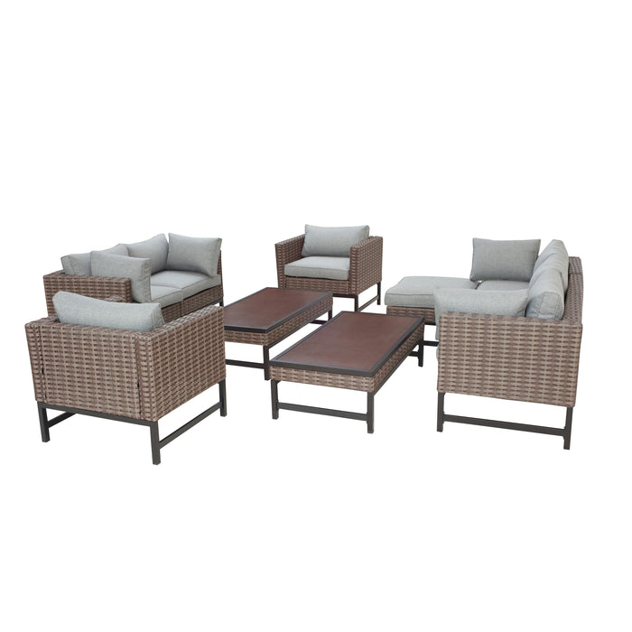 10 Pieces Patio Conversation Set 