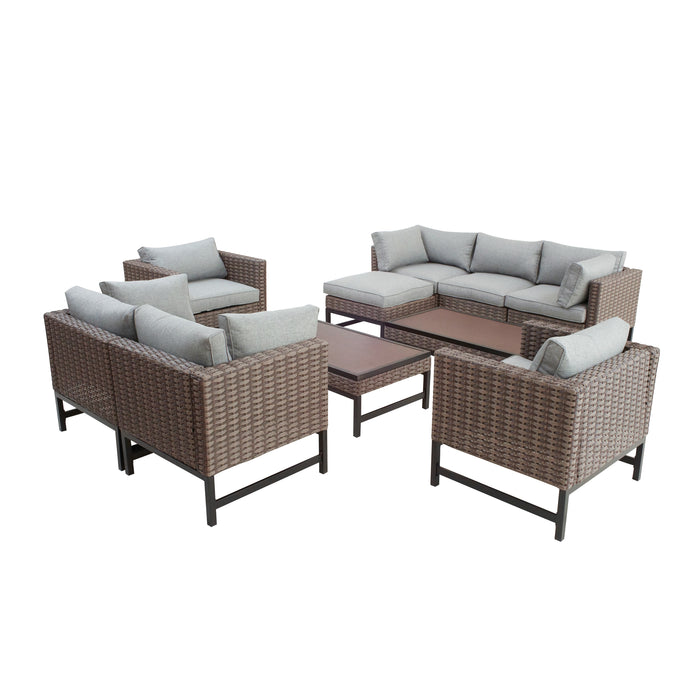 10 Pieces Patio Conversation Set 