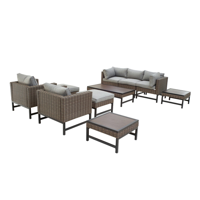 10 Pieces Patio Conversation Set 