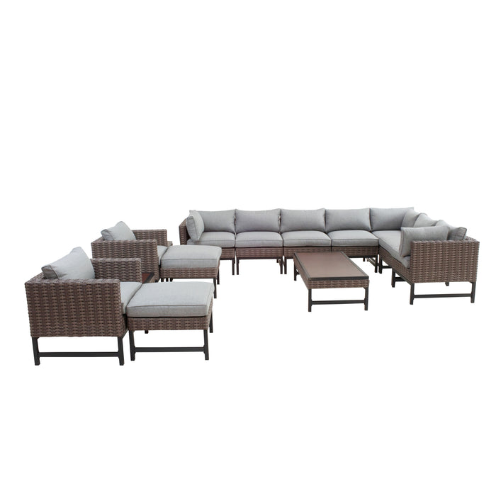 14 Pieces Patio Conversation Set 