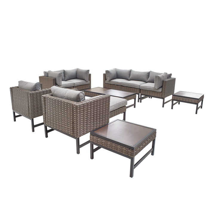 10-Piece Outdoor Conversation Set 