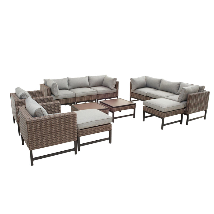 12 Pieces Patio Conversation Set 