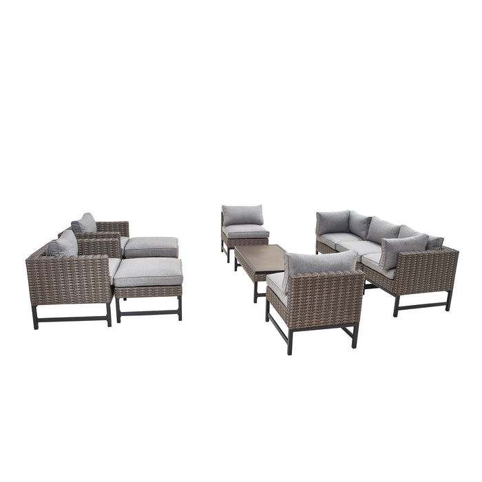 10 Pieces Patio Conversation Set 