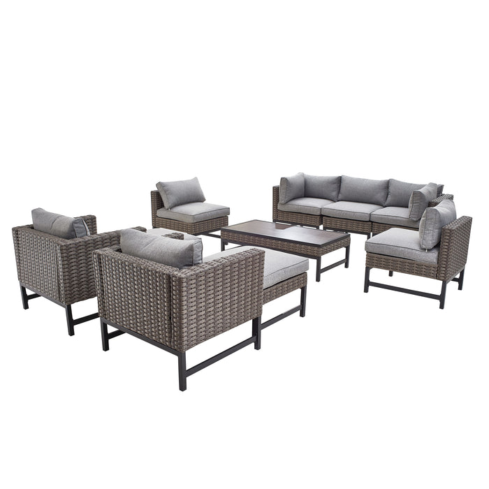 10 Pieces Patio Conversation Set 