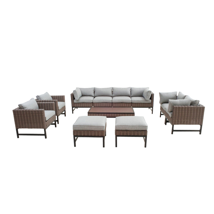 11 Pieces Patio Conversation Set 