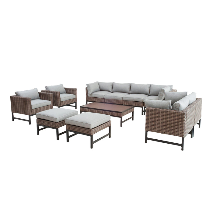 11 Pieces Patio Conversation Set 