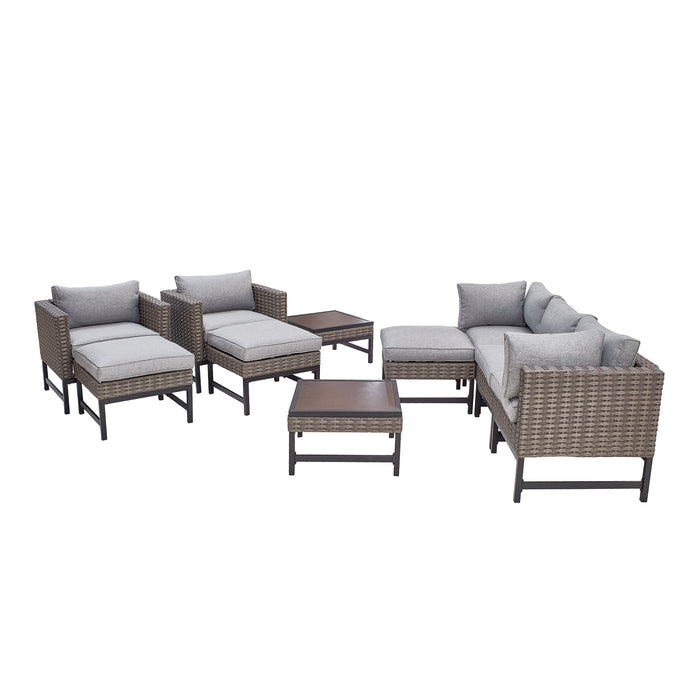 10 Pieces Patio Conversation Set 