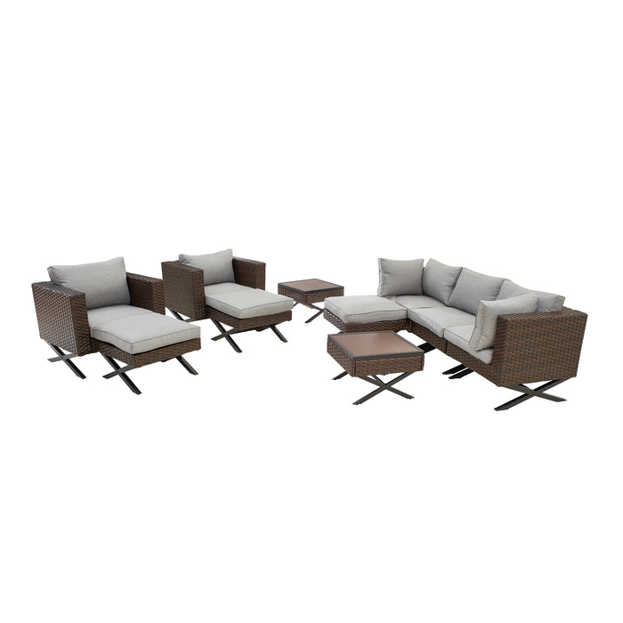 10-Piece Outdoor Conversation Set 