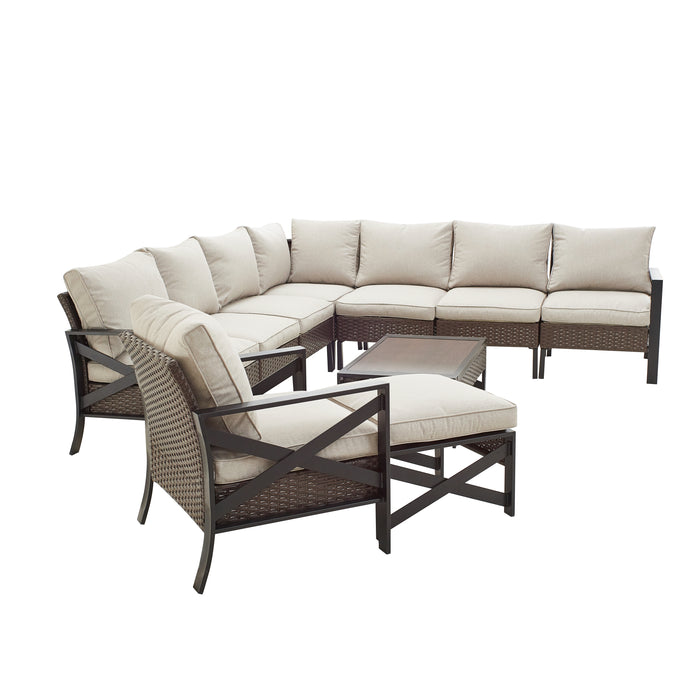 10 Pieces Patio Conversation Set 