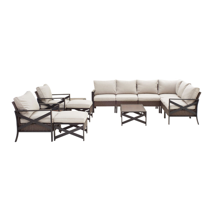 12 Pieces Patio Conversation Set 