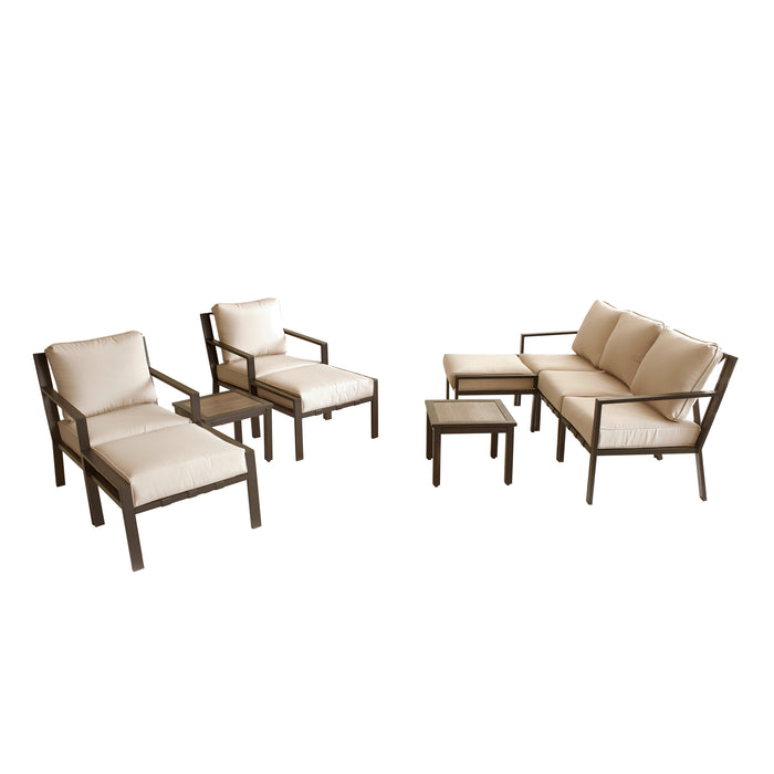 10 Pieces Patio Conversation Set 