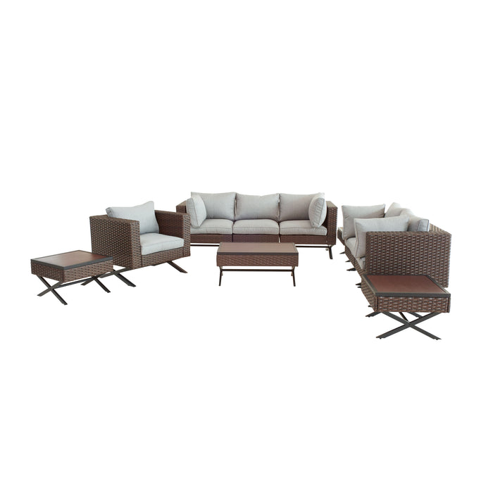 10-Piece Patio Conversation Set 