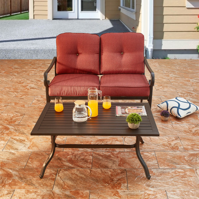 2 Pieces Patio Conversation Set 