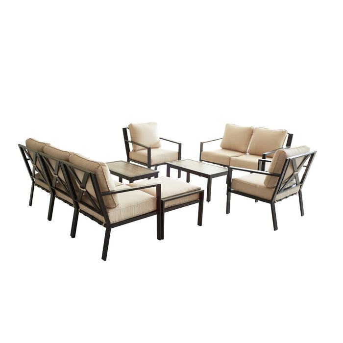 10 Pieces Patio Conversation Set 