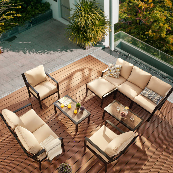 10 Pieces Patio Conversation Set 