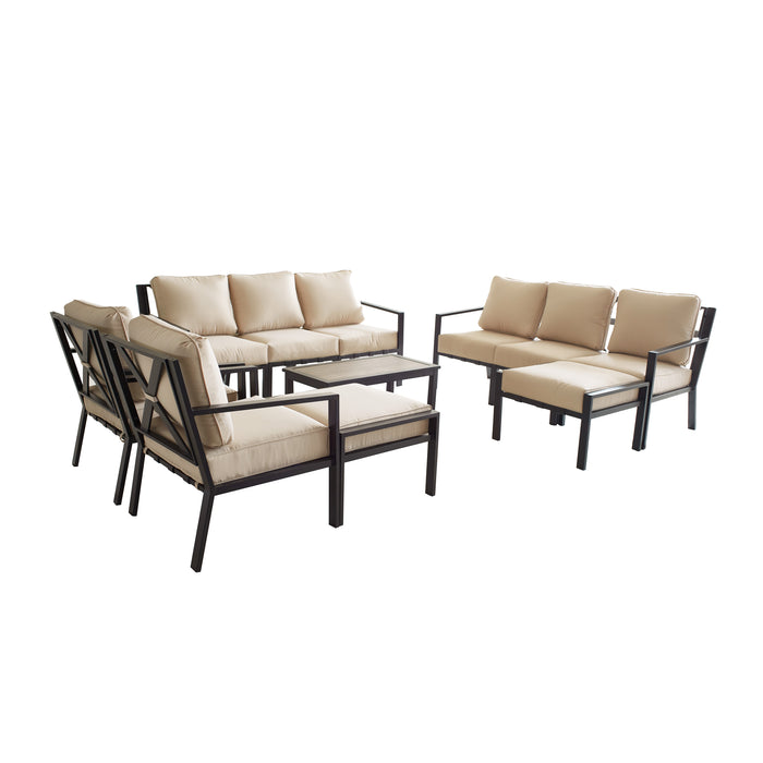 11 Pieces Patio Conversation Set 